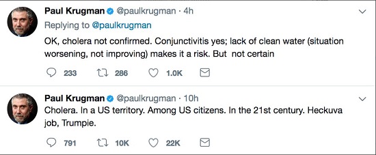 Krugman - what an ignorant dickhead.